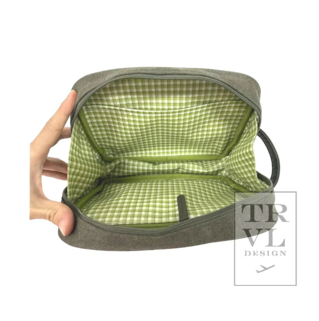 Men’s Kit Case - Toiletry Bag (Coated Canvas Interior) by TRVL Designs