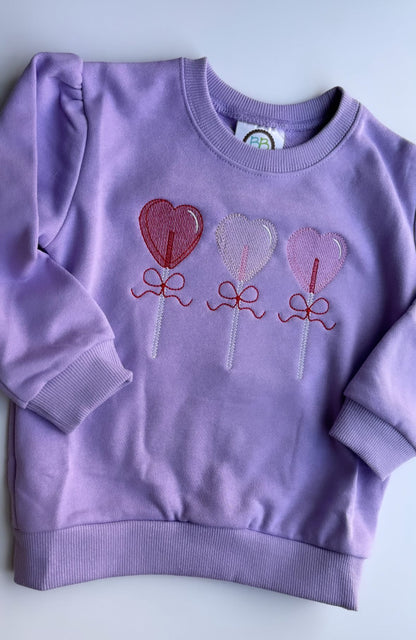 VALENTINE DROP - Puff Sleeve Crewneck (Custom Design!)