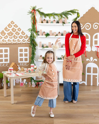Gingerbread Apron - Youth