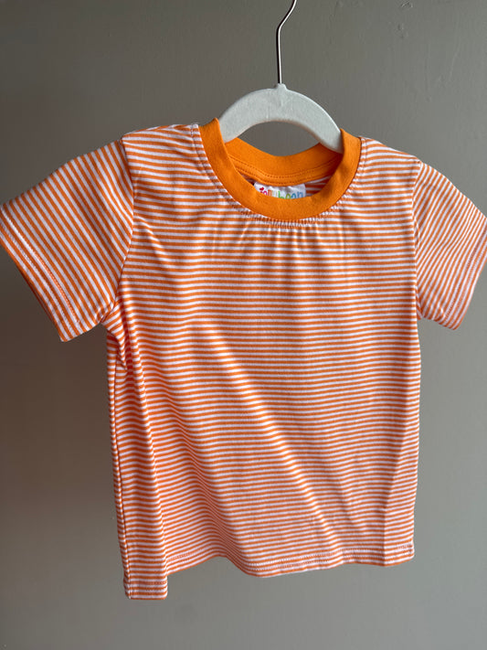Graham Shirt - orange stripe