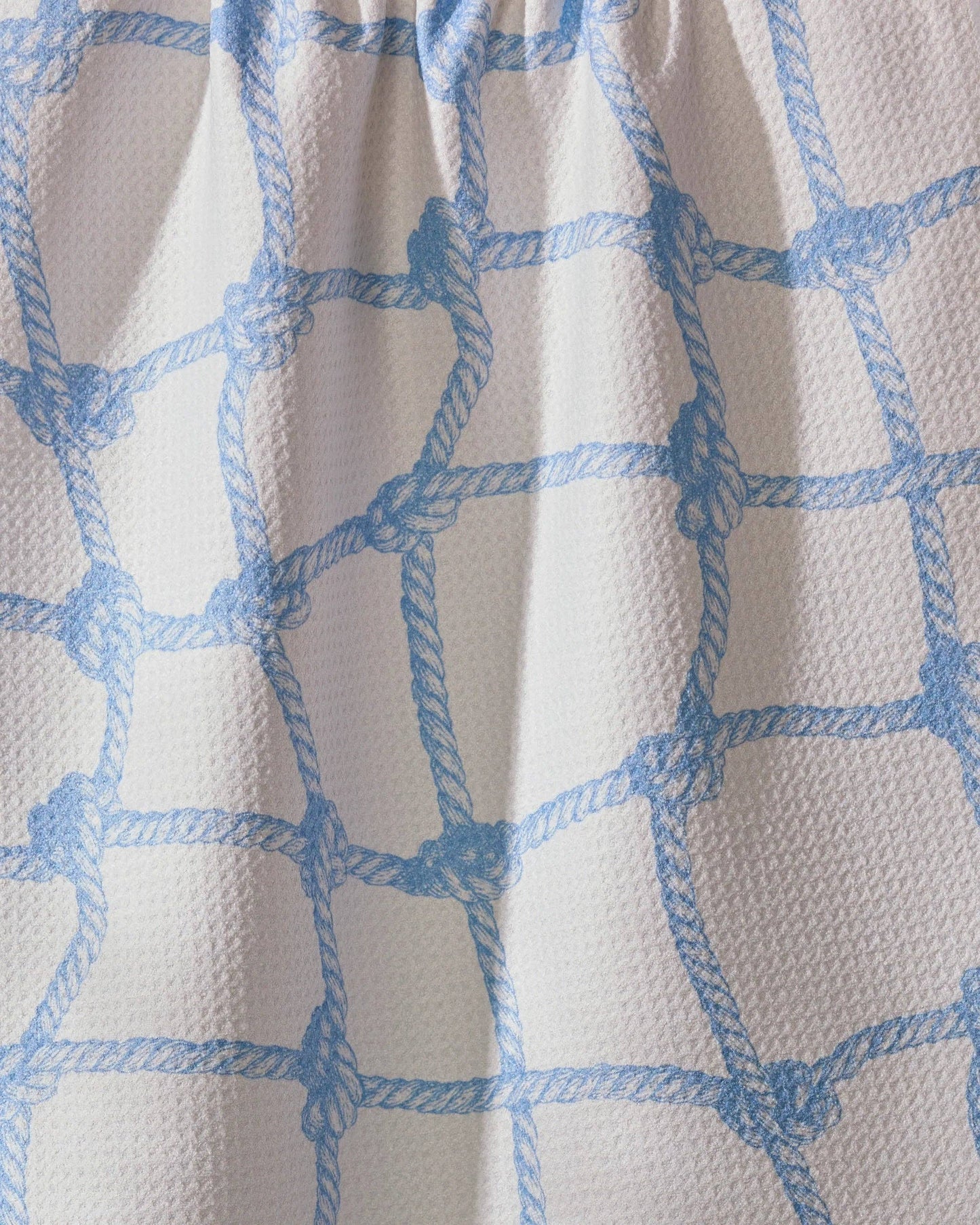 Tethered Blue Tea Towel