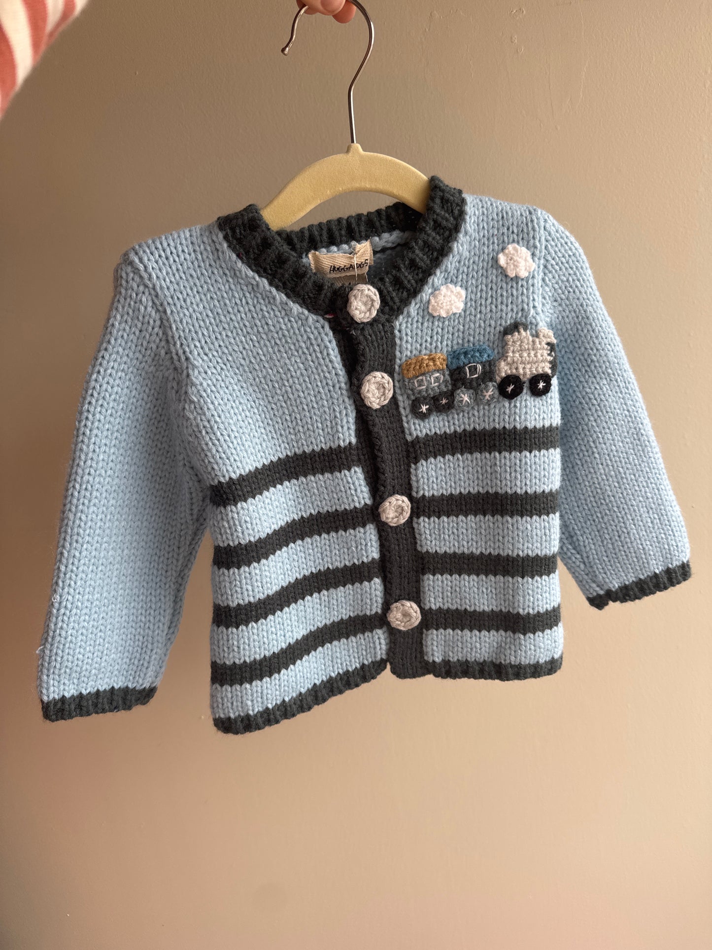 18-24mo train cardigan sweater