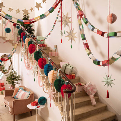 Glitter Paper Chains Set