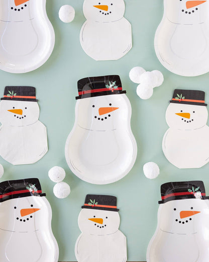 Snowman Shaped Guest Napkin