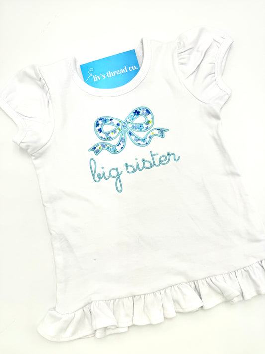 Big Sister Ruffle Tee