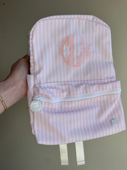 MINI BACKER - Pimlico Stripe Pink Mini Backpack by TRVL Designs