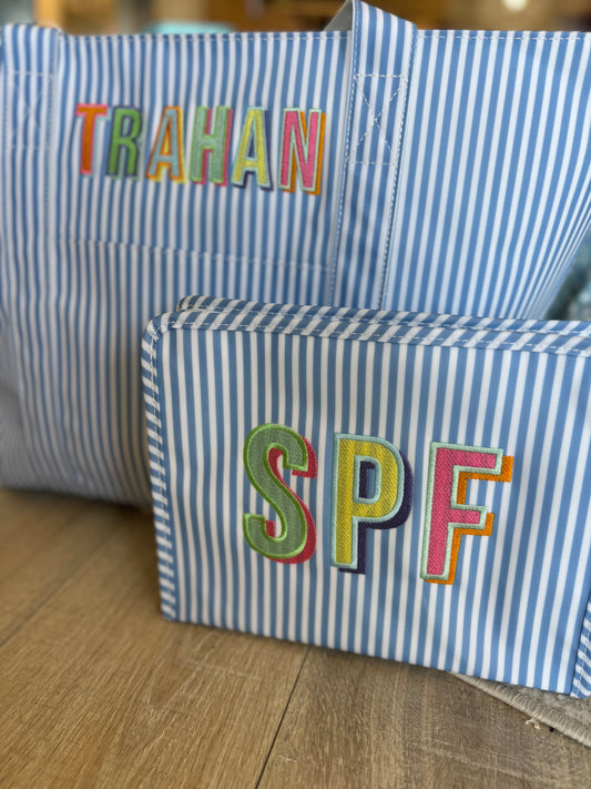 Large Roadie - Pimlico Stripe Chambray by TRVL Designs