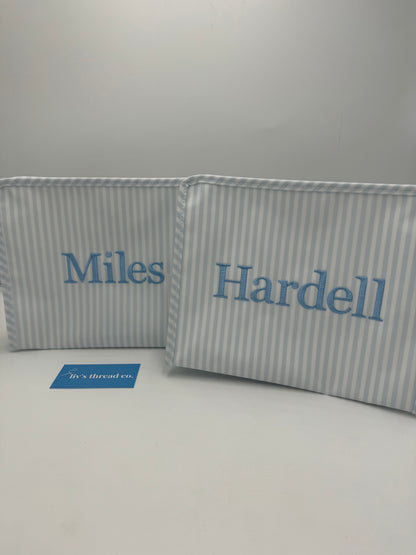 Large Roadie - Pimlico Blue Stripe