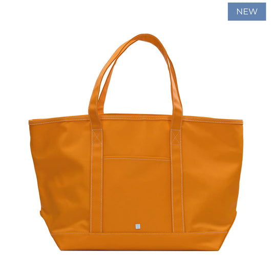 MAXI TOTE - Coated Canvas Large ORANGE by TRVL Designs