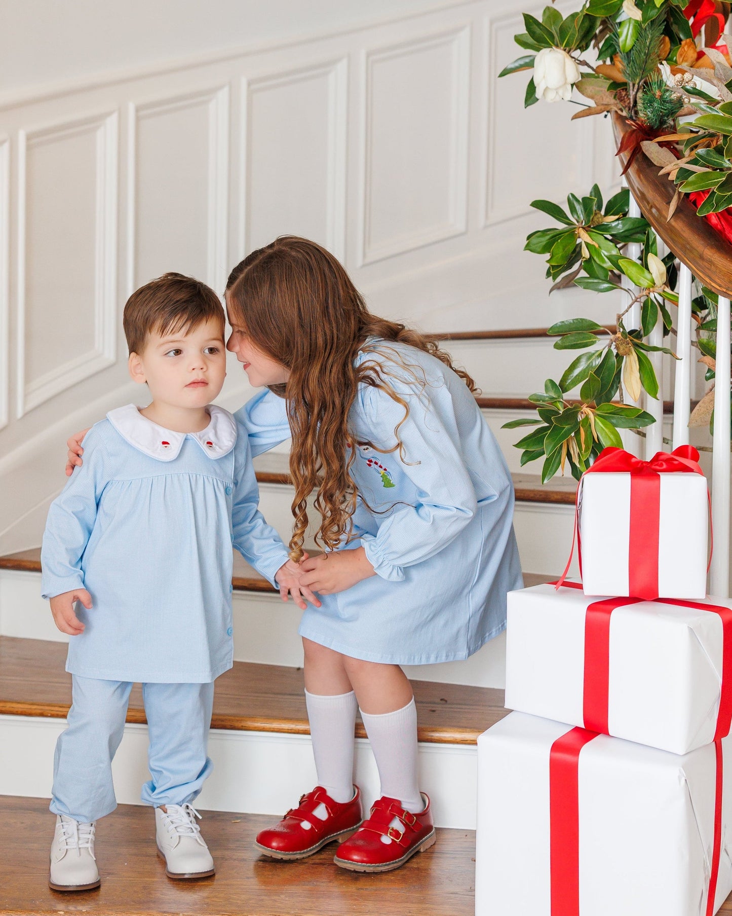 A Classic Christmas Bloomer Pants Set
