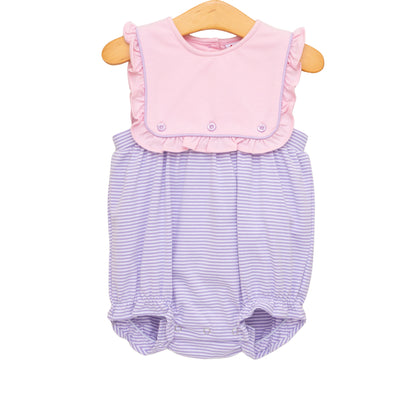 Amelia Bubble- Pink and Lavender Stripe PREORDER ETA April
