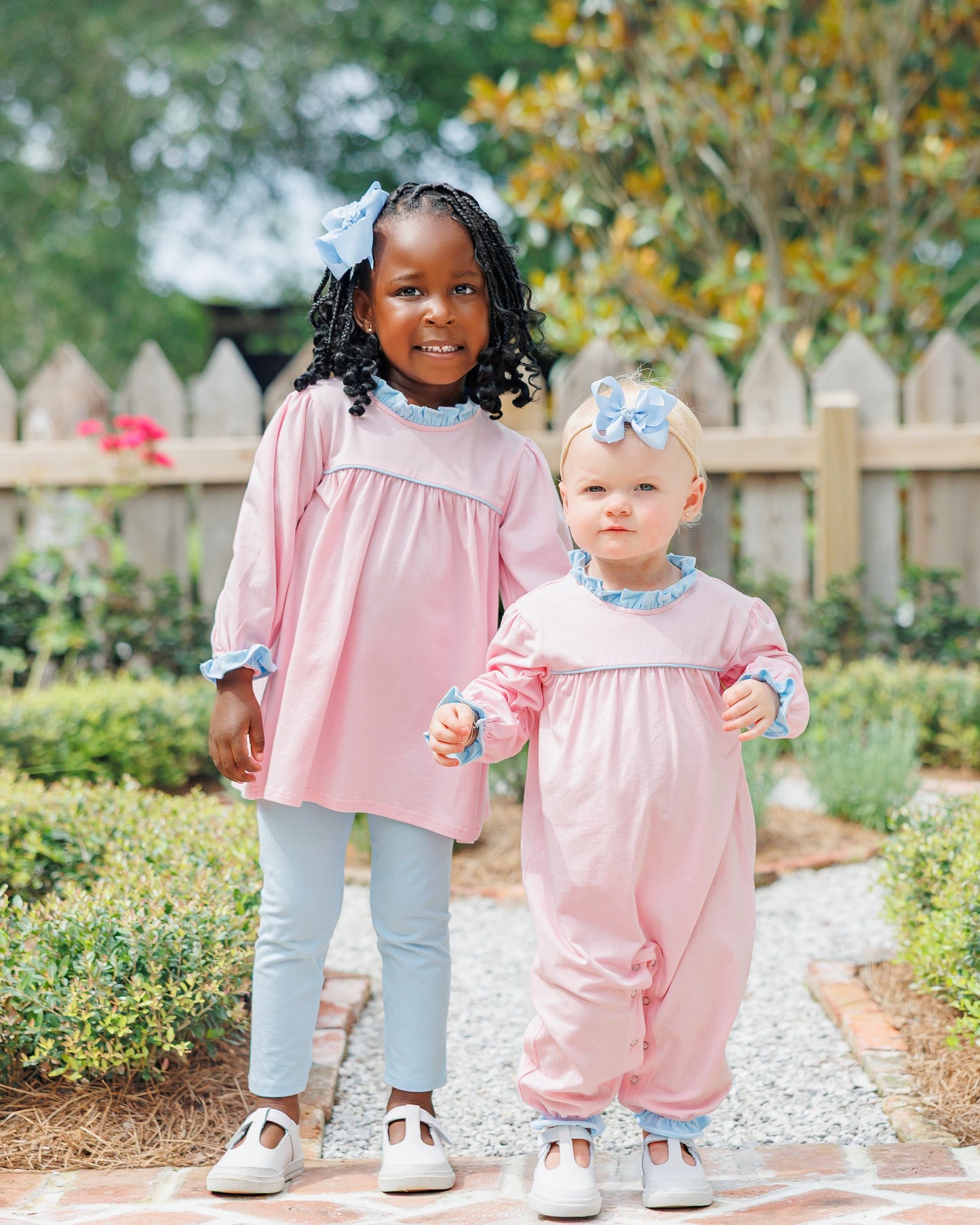 Annie Pants Set- Light Pink/Light Blue (Fall Preorder ETA September)