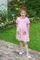 Apple Pocket Applique Dress