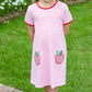 Apple Pocket Applique Dress