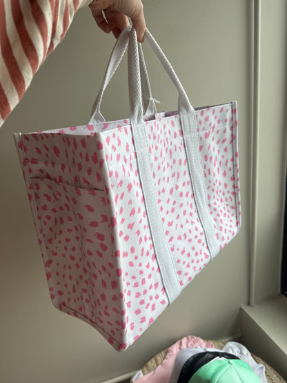 SPOT ON! LARGE TOTE - SPOT Pink Tote by TRVL Designs