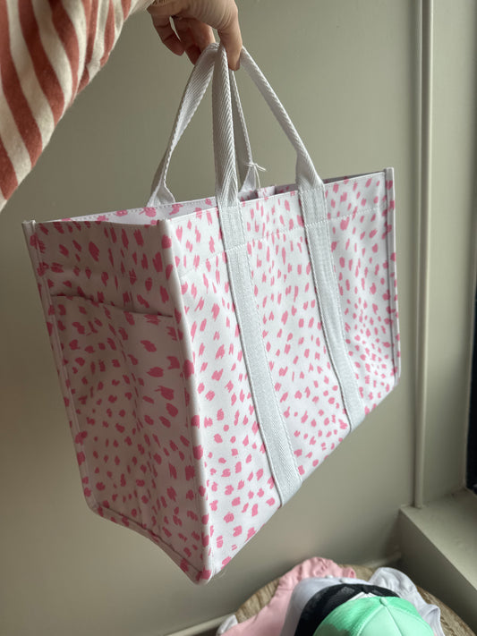 SPOT ON! LARGE TOTE - SPOT Pink Tote by TRVL Designs