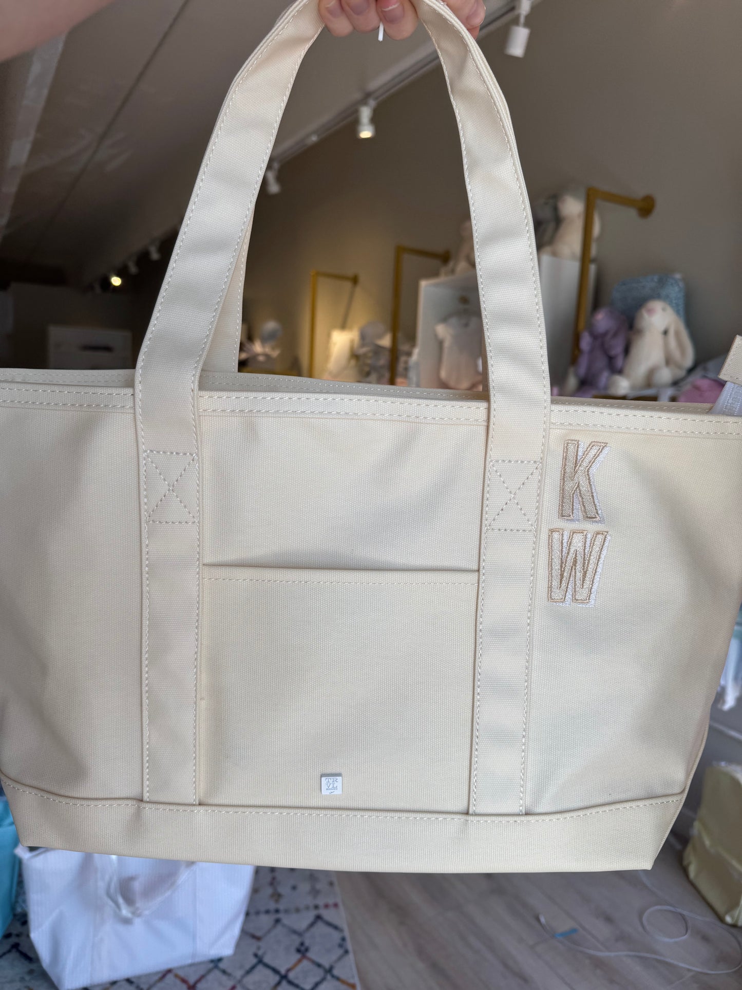 Medium Tote - Midi Coated Natural (backorder 8/15)