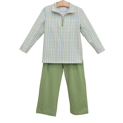 Basin Plaid Evan Pullover Pants Set (Fall Preorder ETA September)