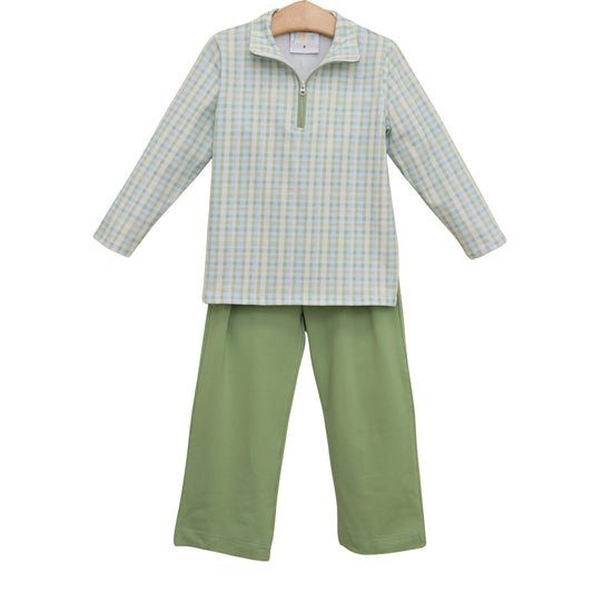 Basin Plaid Evan Pullover Pants Set (Fall Preorder ETA September)