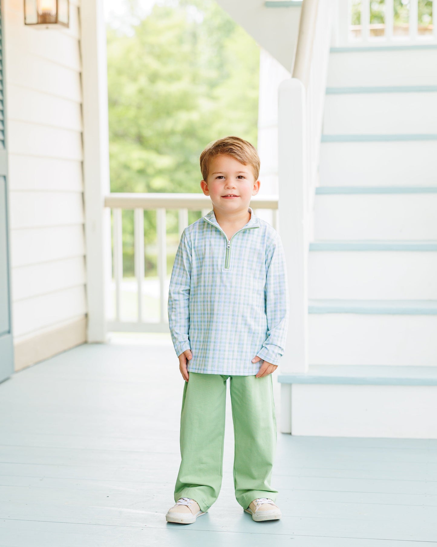 Basin Plaid Evan Pullover Pants Set (Fall Preorder ETA September)