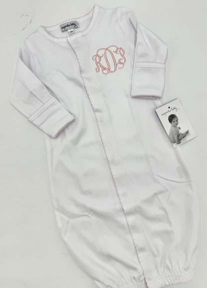 Magnolia Baby Picot Trim Converter Gown