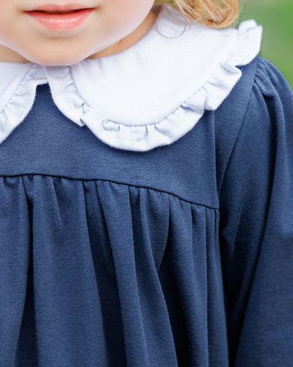 Catherine Bloomer Pants Set - Navy (Fall Preorder ETA September)