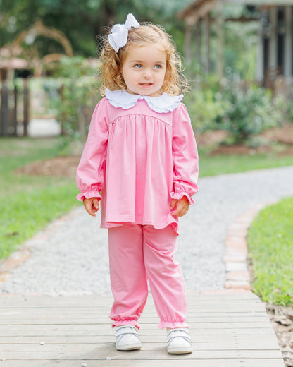 Catherine Bloomer Pants Set - Pink (Fall Preorder ETA September)