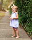 Charlotte Sleeveless Bloomer Set- Lavender Stripe