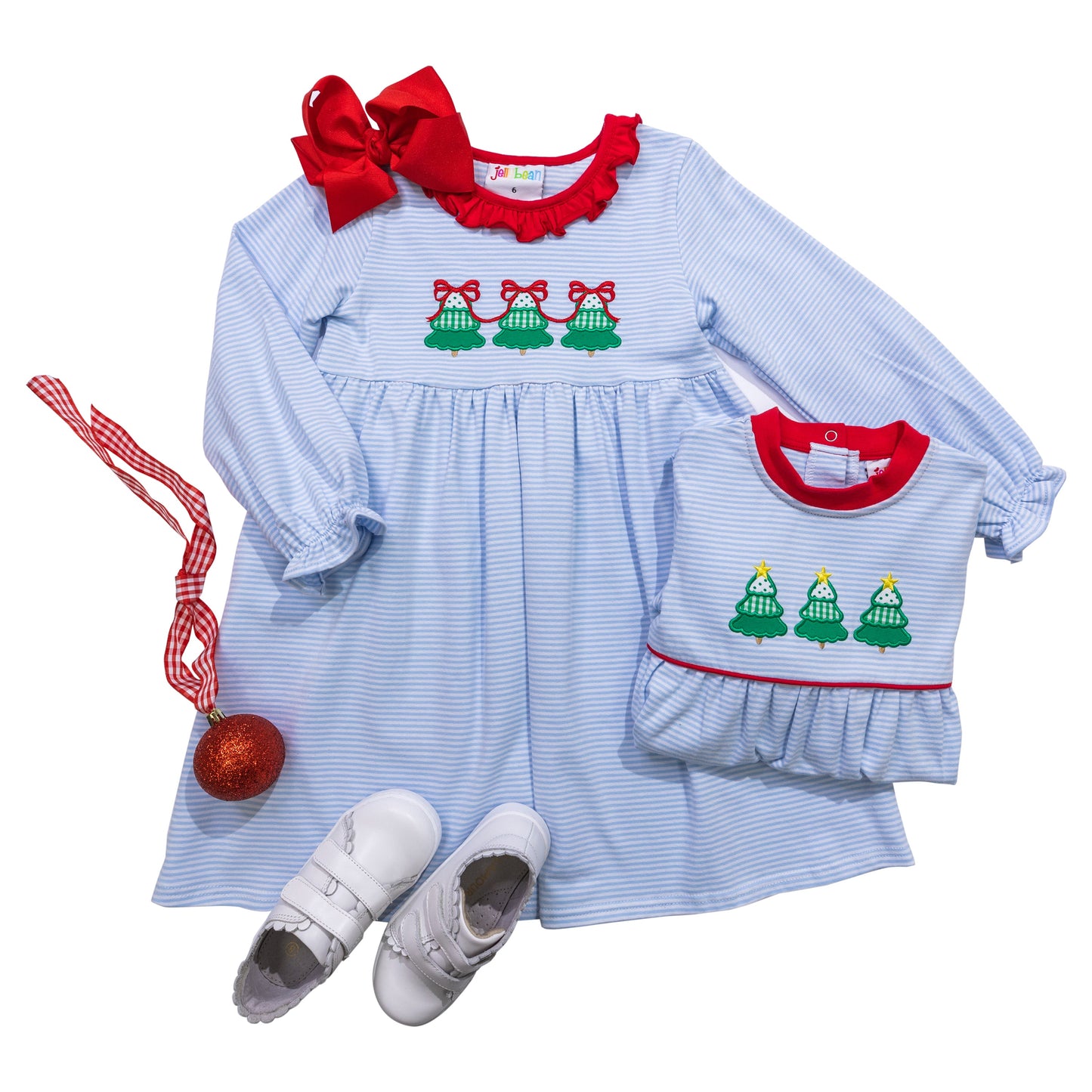 Christmas Tree Trio Romper