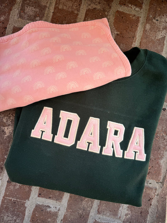 Custom Onesie/Swaddle Crewneck - Gildan