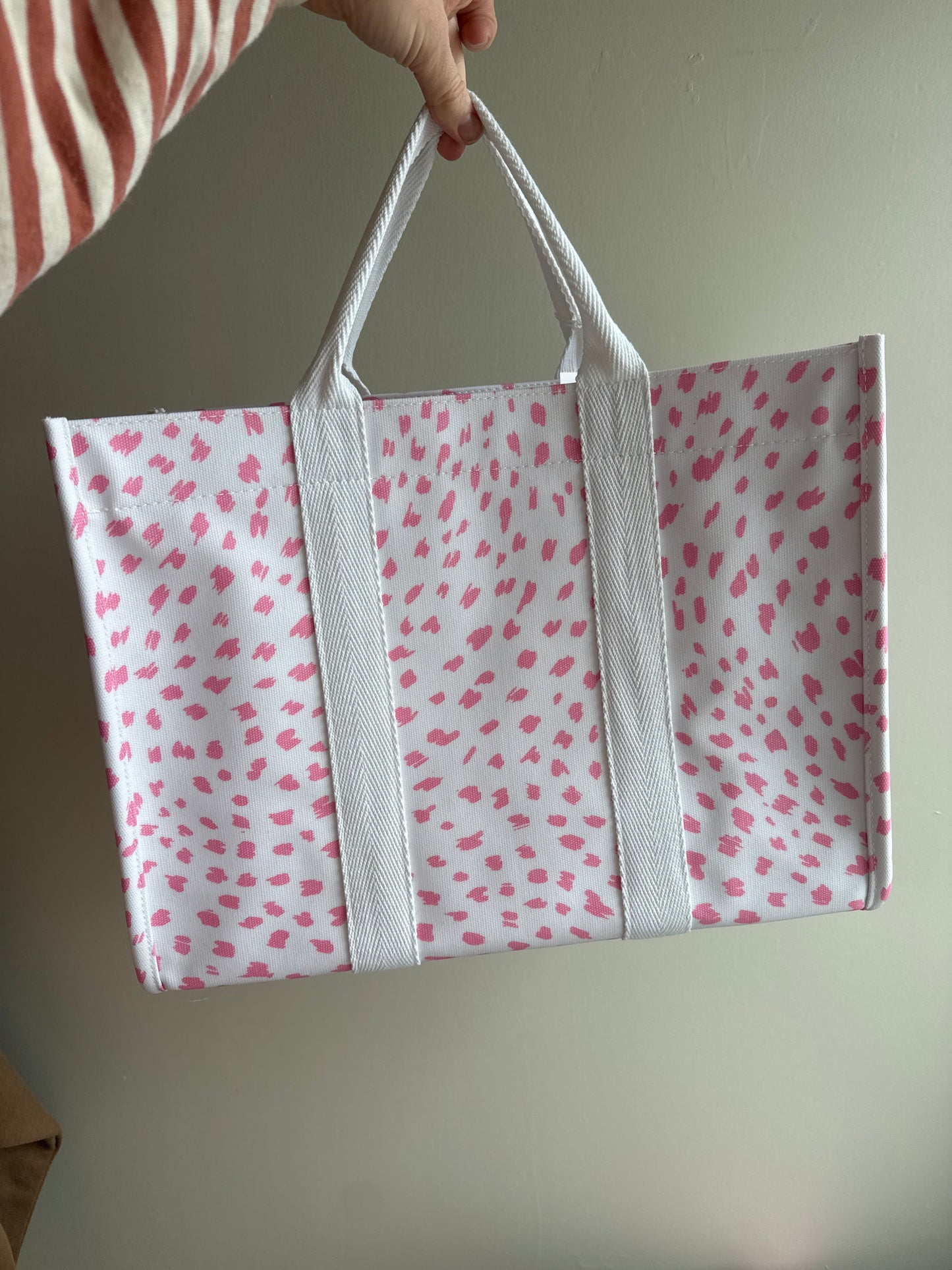SPOT ON! LARGE TOTE - SPOT Pink Tote by TRVL Designs