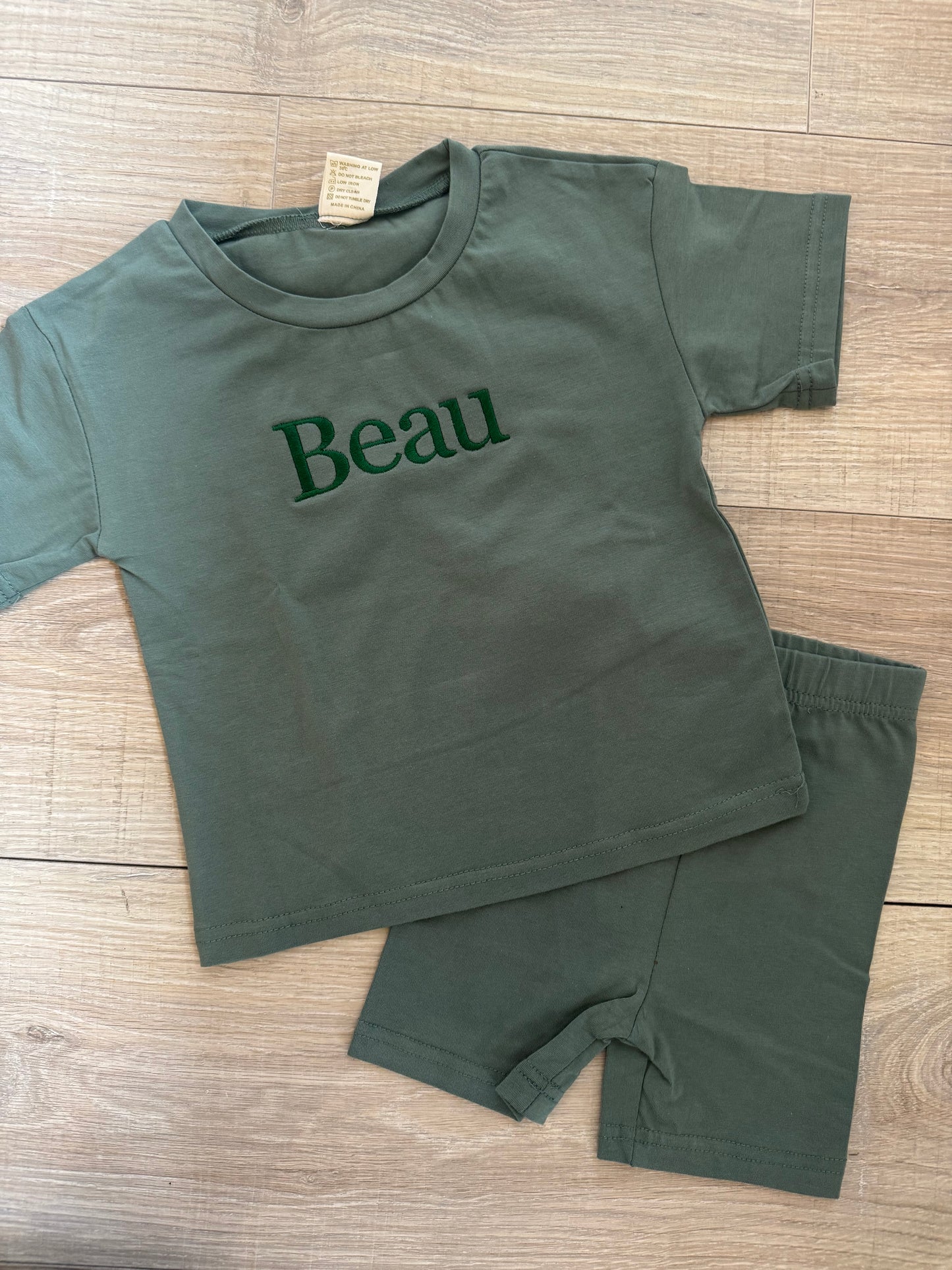 Biker Shorts Set