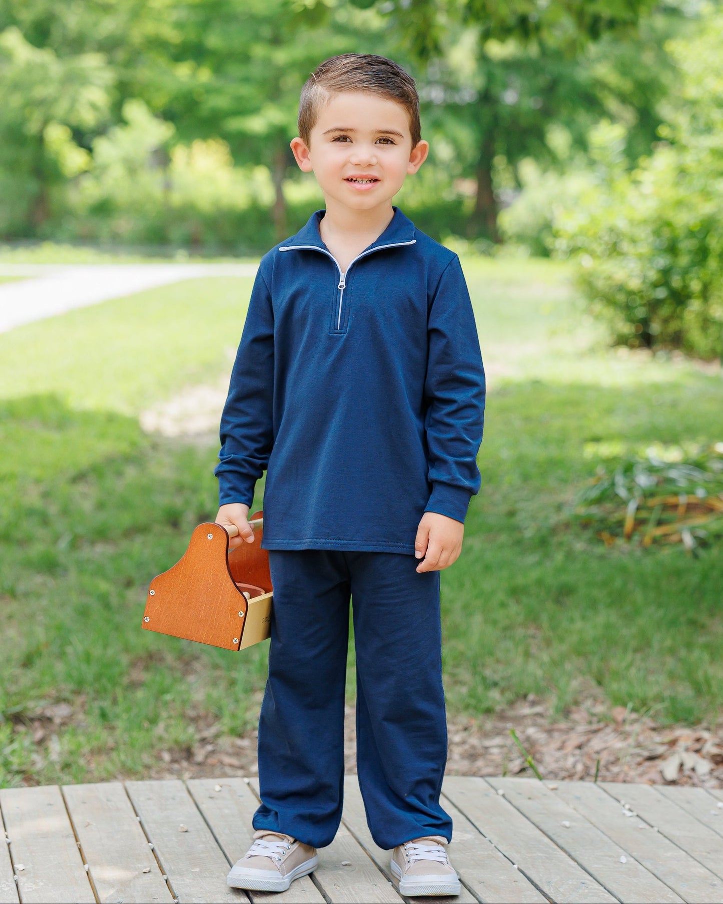 Evan Pullover Set- Navy (Fall Preorder ETA September)