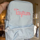 BACKPACKER - MIST GINGHAM Backpack by TRVL Designs