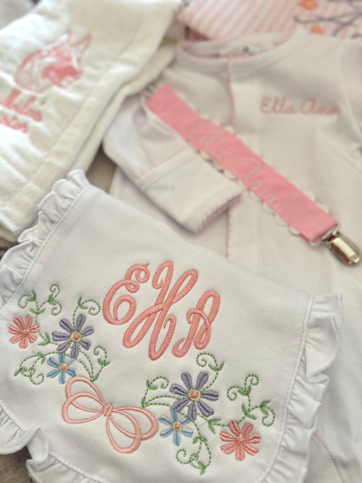 Embroidered Bib