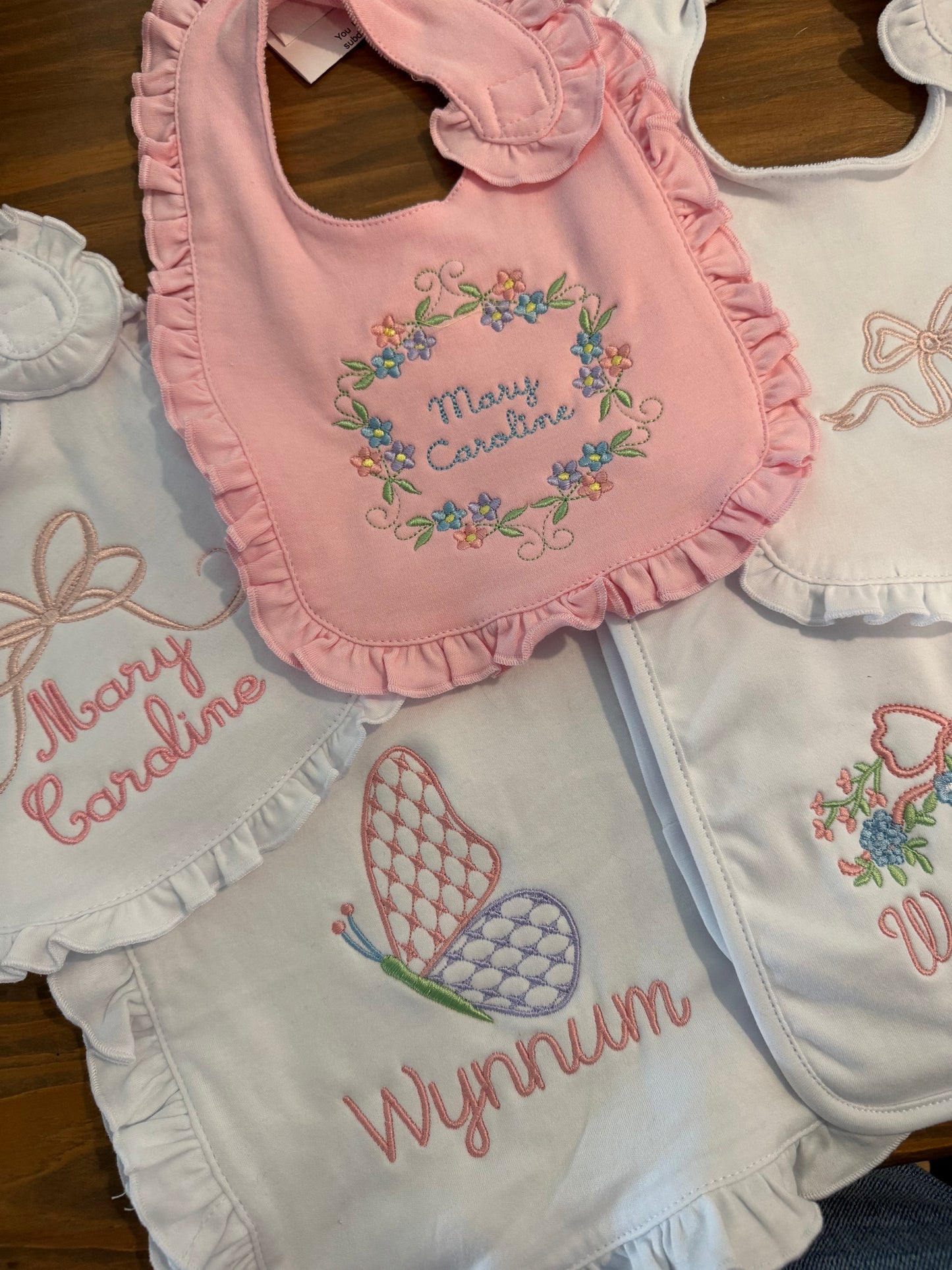 Embroidered Bib