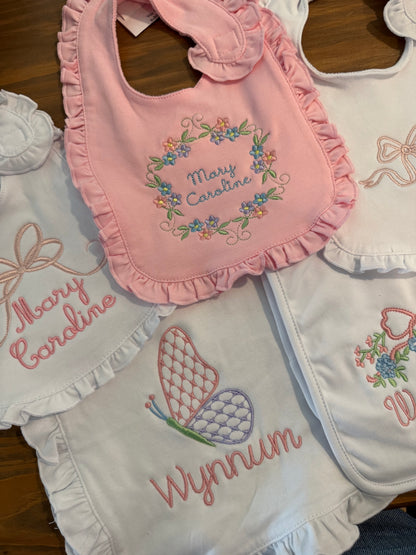 Embroidered Bib