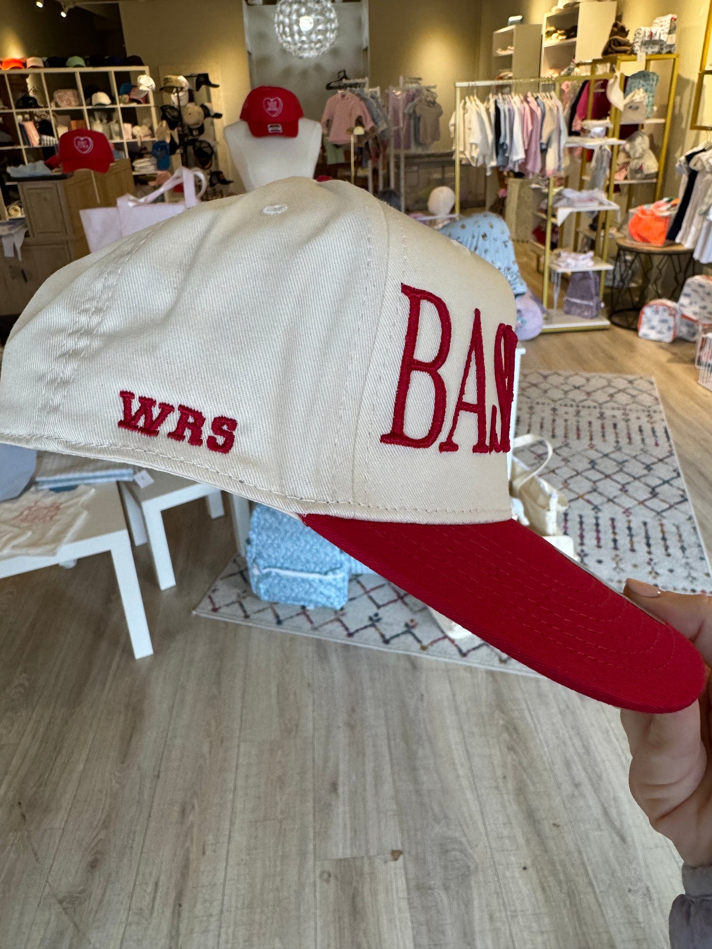 Baseball Hat with 3D Embroidery