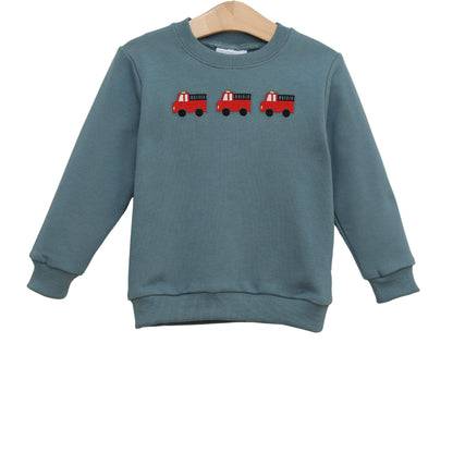 Firetruck Trio French Terry Pullover (Fall Preorder ETA September)
