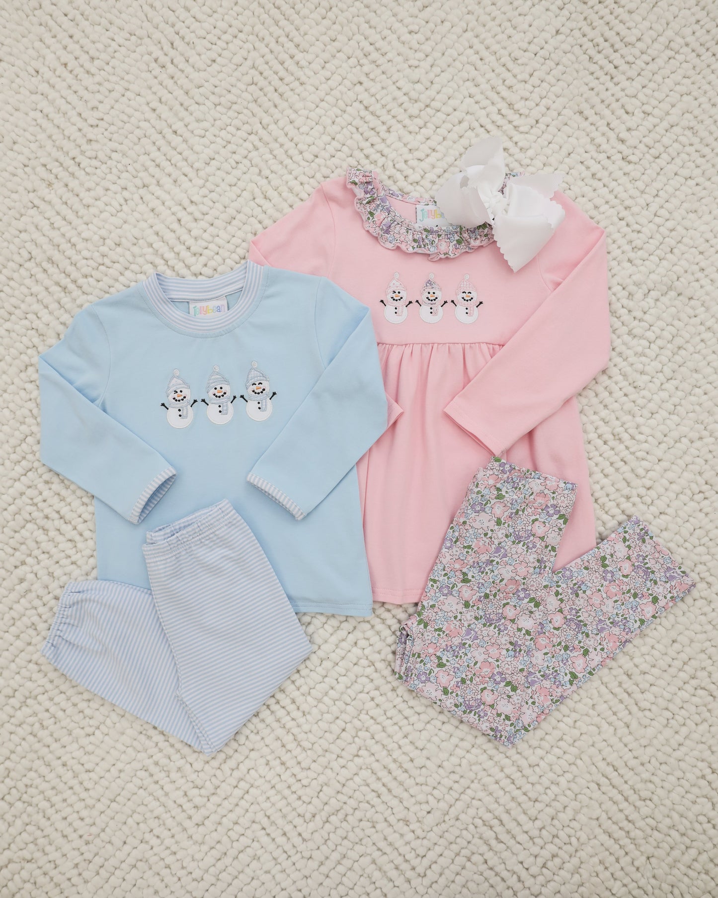 Frosty Friends Bloomer Pants Set