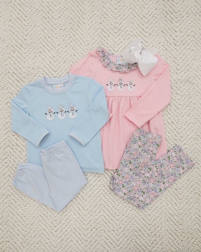 Frosty Friends Bloomer Pants Set