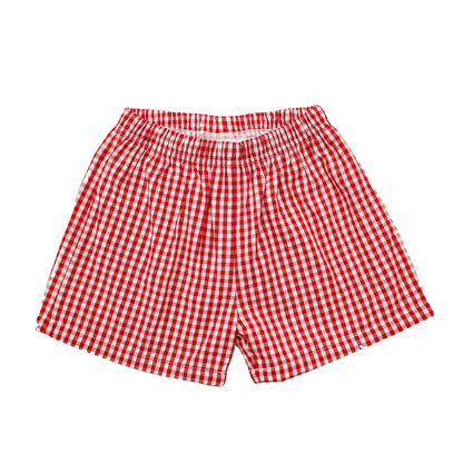 Gingham Shorts