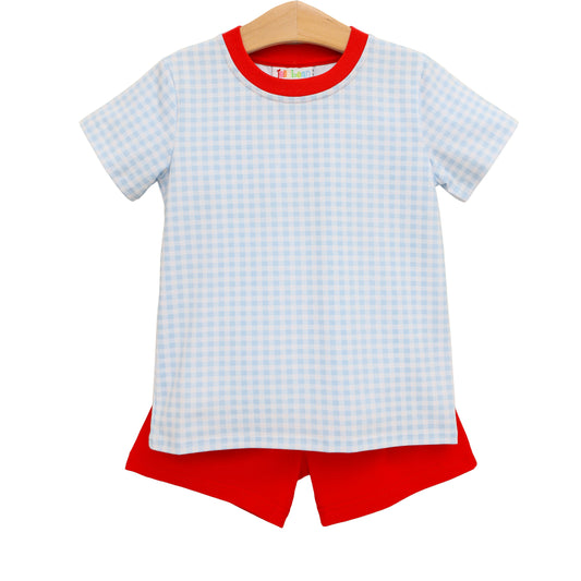 Graham Short Set- Southern Summer Gingham  PREORDER ETA April