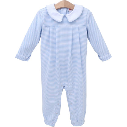 Henry Romper- Light Blue Stripe (Fall Preorder ETA September)