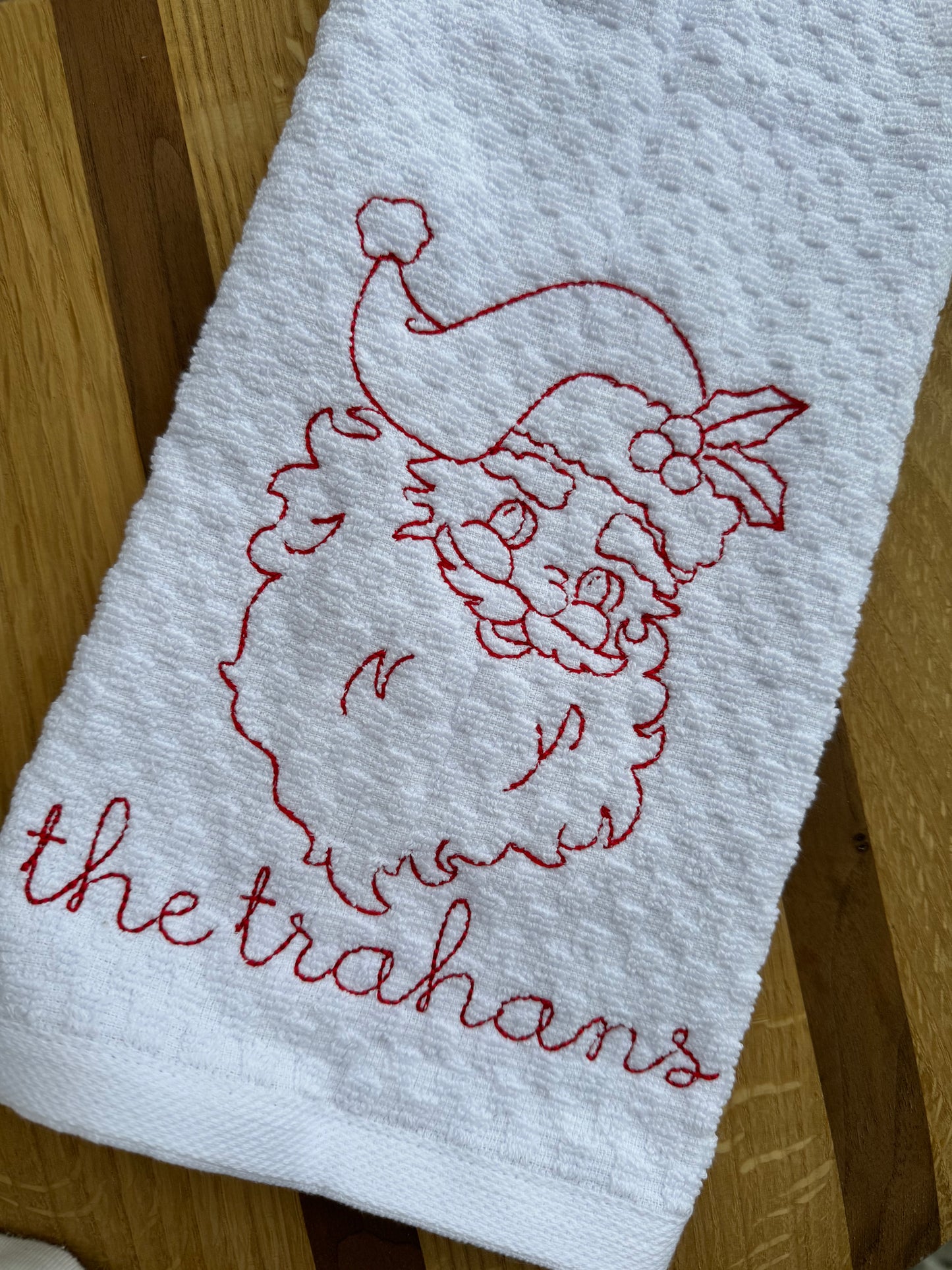 Customized Santa Towel