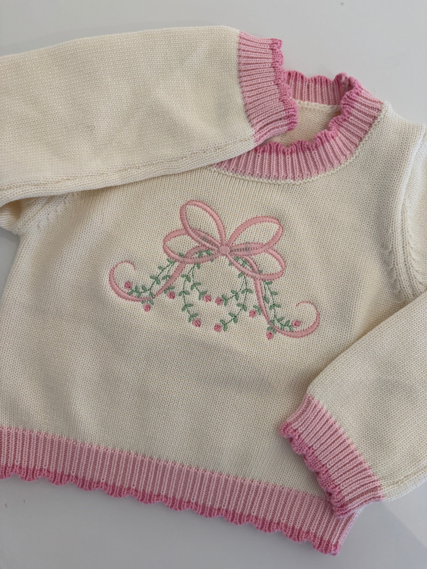 Two Tone Pink Sweater