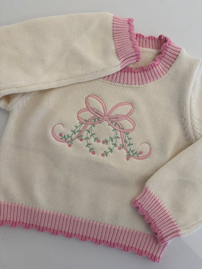 Two Tone Pink Sweater