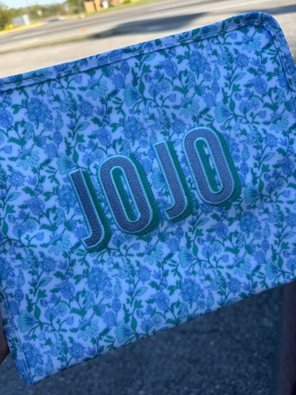 Large Roadie Zip Pouch - Hamptons Floral by TRVL Designs