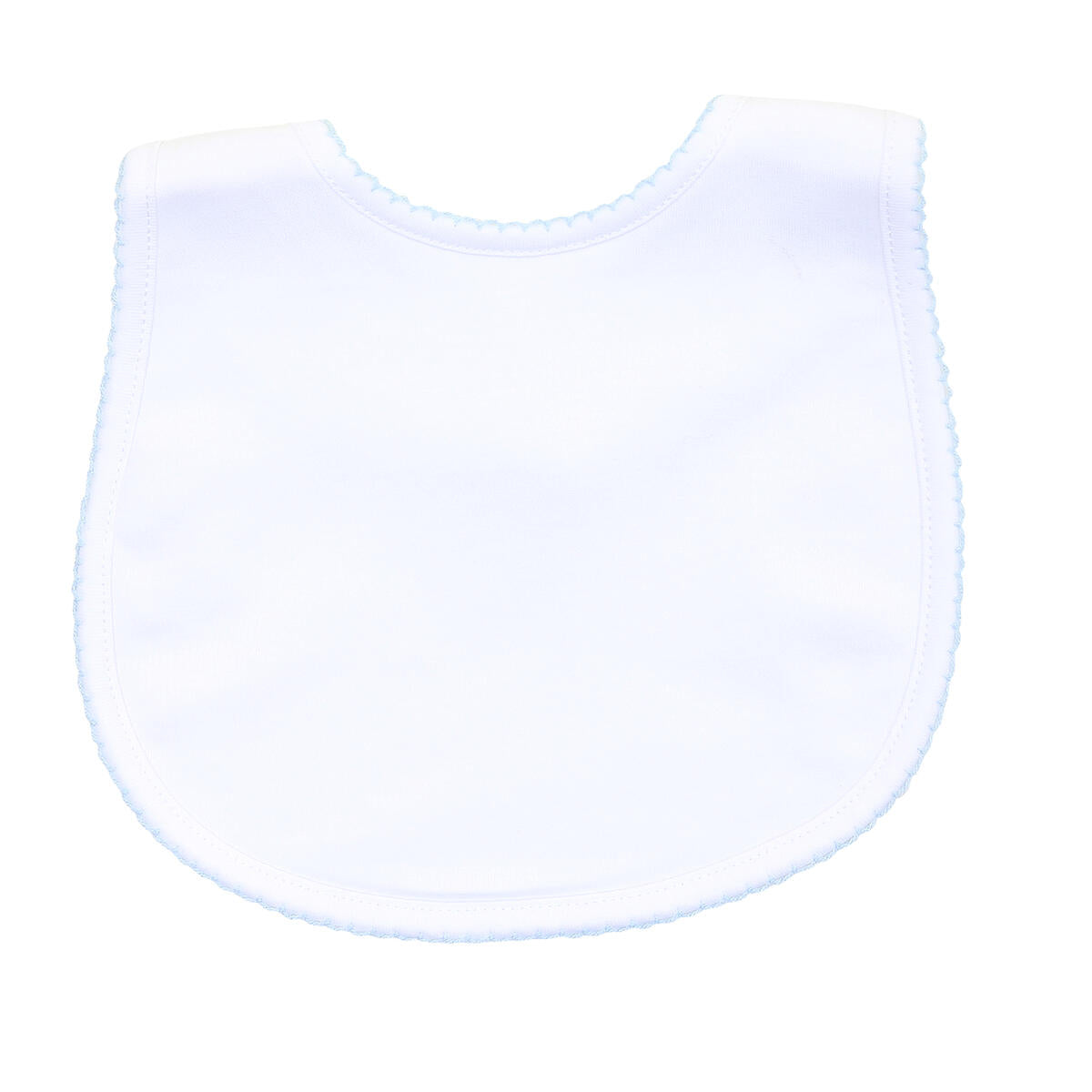 Magnolia Baby Picot Trim Bib