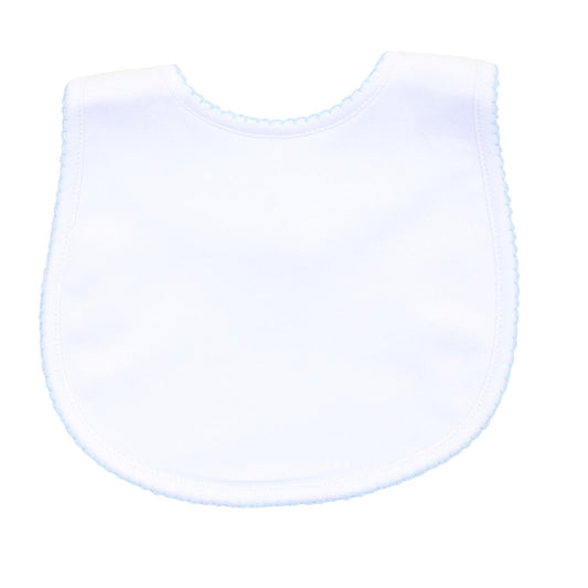 Magnolia Baby Picot Trim Bib